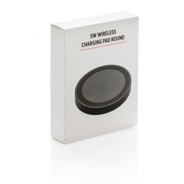 Logo trade promotional products picture of: 5W wireless charging pad round